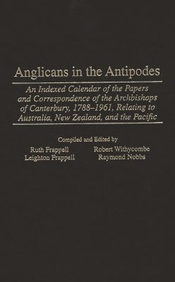 Anglicans in the Antipodes 1