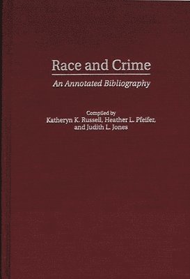 bokomslag Race and Crime