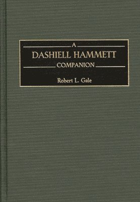 bokomslag A Dashiell Hammett Companion
