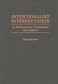 bokomslag Intentionalist Interpretation