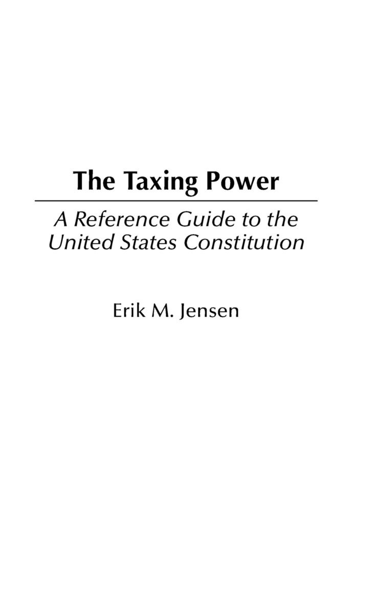 The Taxing Power 1