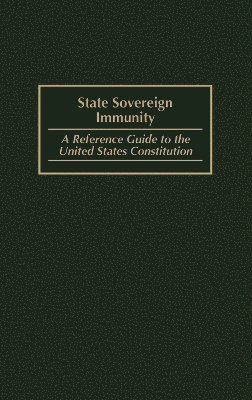 bokomslag State Sovereign Immunity