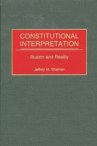 bokomslag Constitutional Interpretation