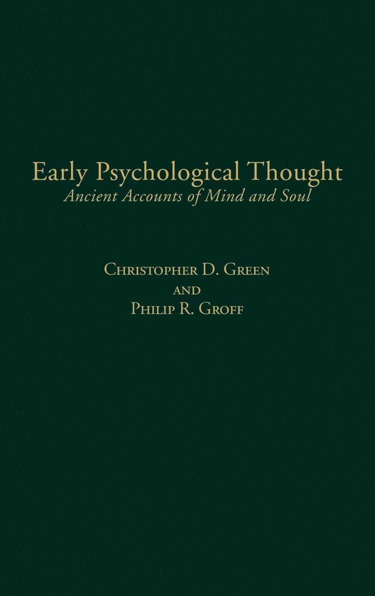 Early Psychological Thought 1