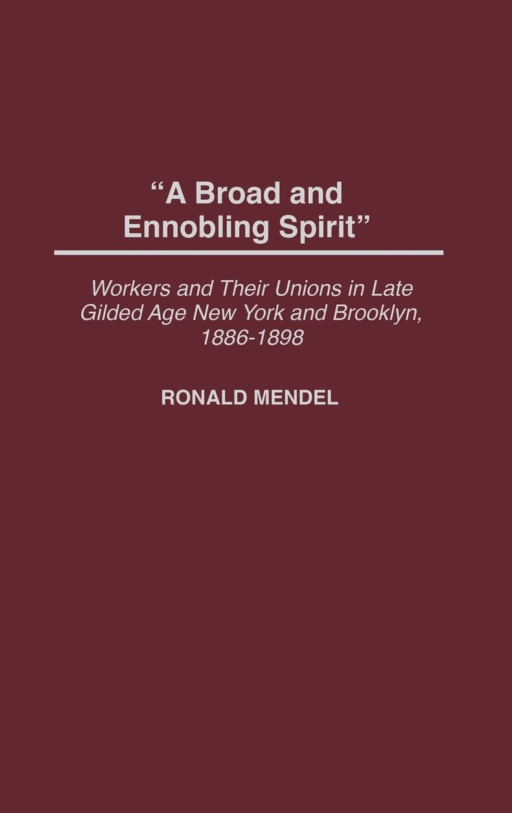 A Broad and Ennobling Spirit 1