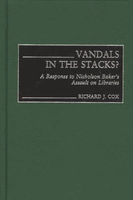Vandals in the Stacks? 1
