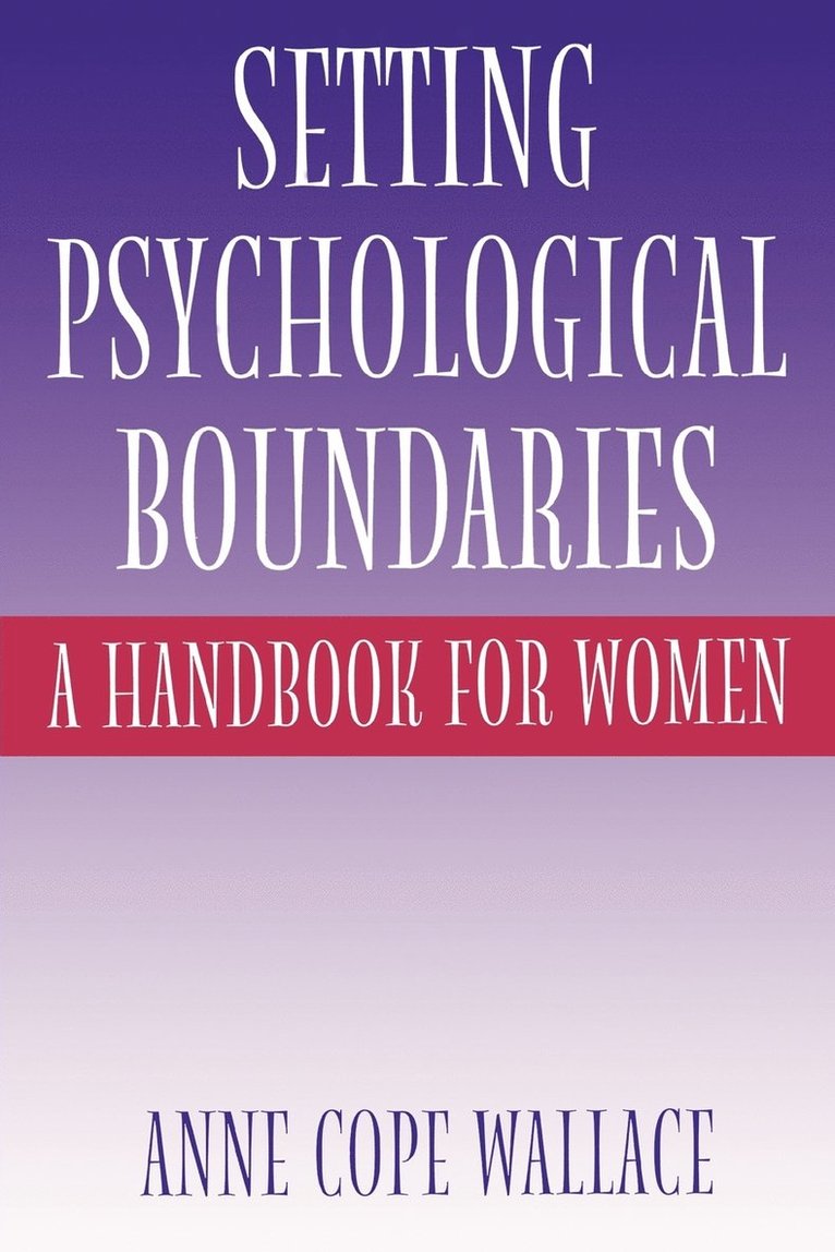 Setting Psychological Boundaries 1