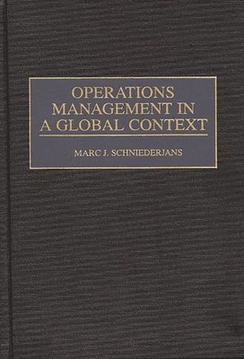 bokomslag Operations Management in a Global Context