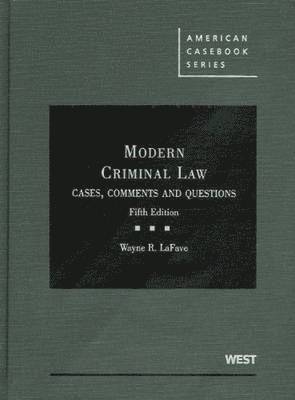 Modern Criminal Law