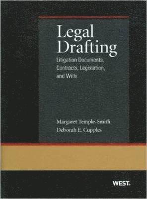 Margaret Temple-Smith, Deborah E. Cupples - Legal Drafting, Häftad