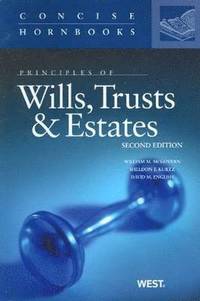 bokomslag Principles of Wills, Trusts and Estates