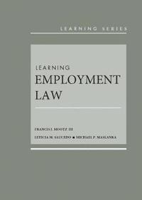 bokomslag Learning Employment Law