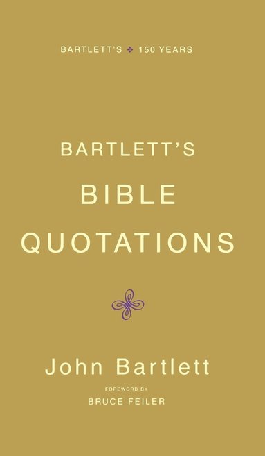 John Bartlett - Bartlett's Bible Quotations, Inbunden