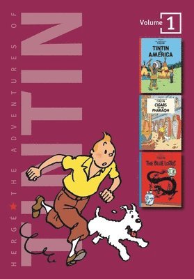 Adventures of Tintin 3 Complete Adventures in 1 Volume: WITH Cigars of the Pharaoh AND The Blue Lotus 1