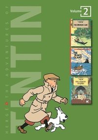 bokomslag Adventures of Tintin 3 Complete Adventures in 1 Volume: WITH The Black Island AND King Ottokar's Sceptre