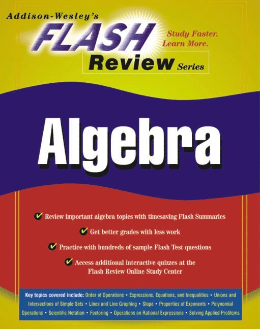 Jon Becker - Flash Review Series: Algebra, Häftad