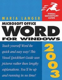 bokomslag Microsoft Office Word 2003 for Windows: Visual QuickStart Guide