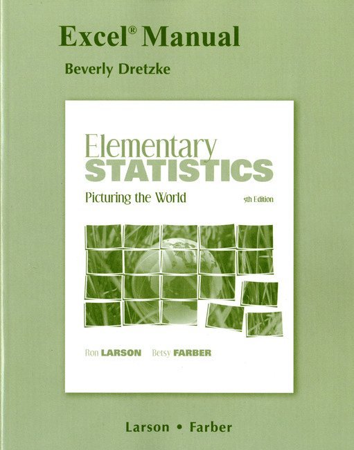 Excel Manual for Elementary Statistics