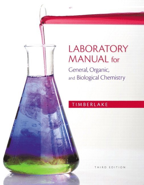 Laboratory Manual for General, Organic, and Biological Chemistry 1