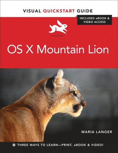 bokomslag OS X Mountain Lion Includes eBook & Video Access