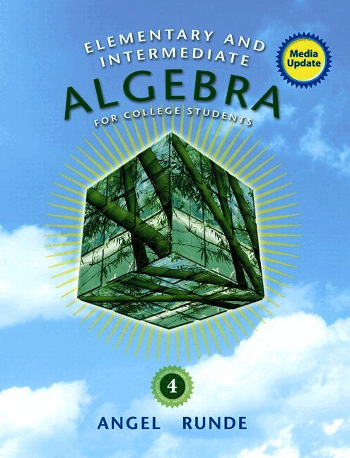 Elementary & Intermediate Algebra for College Students, Media Update