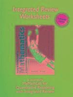 Worksheets for Using and Understanding Mathematics with Integrated Review