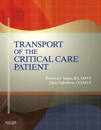 bokomslag Transport of the Critical Care Patient - Text and RAPID Transport of the Critical Care Patient Package