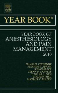 bokomslag Year Book of Anesthesiology and Pain Management 2010
