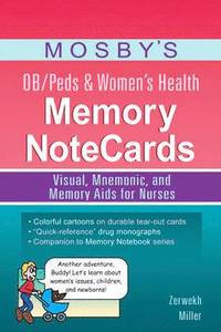 bokomslag Mosby's OB/Peds & Women's Health Memory NoteCards