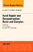 bokomslag Hand Repair and Reconstruction: Basic and Complex, An Issue of Clinics in Plastic Surgery