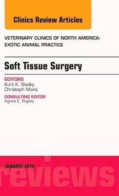 bokomslag Soft Tissue Surgery, An Issue of Veterinary Clinics of North America: Exotic Animal Practice