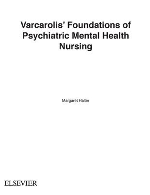 Margaret Halter - Varcarolis' Foundations of Psychiatric Mental Health Nursing, Häftad