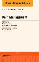 Pain Management, An Issue of Anesthesiology Clinics 1