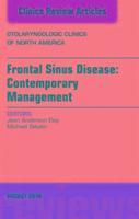 bokomslag Frontal Sinus Disease: Contemporary Management, An Issue of Otolaryngologic Clinics of North America