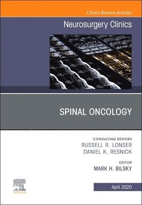 bokomslag Spinal Oncology An Issue of Neurosurgery Clinics of North America