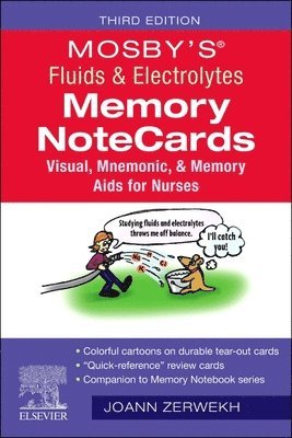 bokomslag Mosby's Fluids & Electrolytes Memory NoteCards