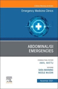 bokomslag Abdominal/GI Emergencies, An Issue of Emergency Medicine Clinics of North America