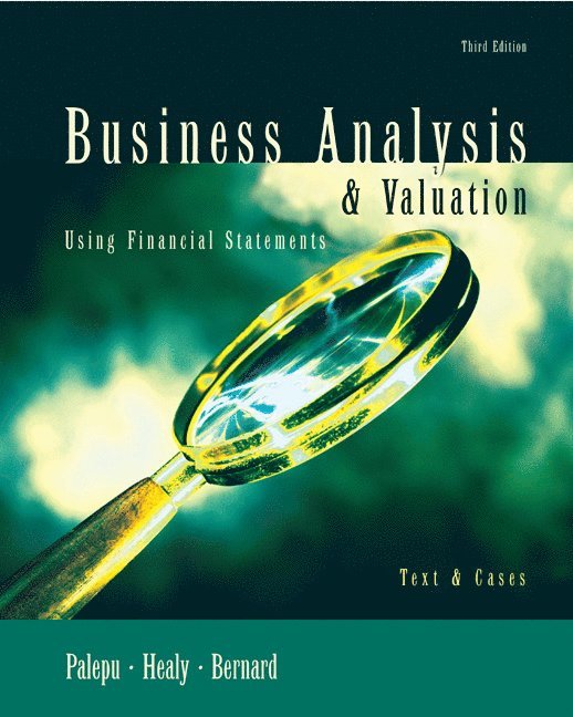 Business Analysis and Valuation 1