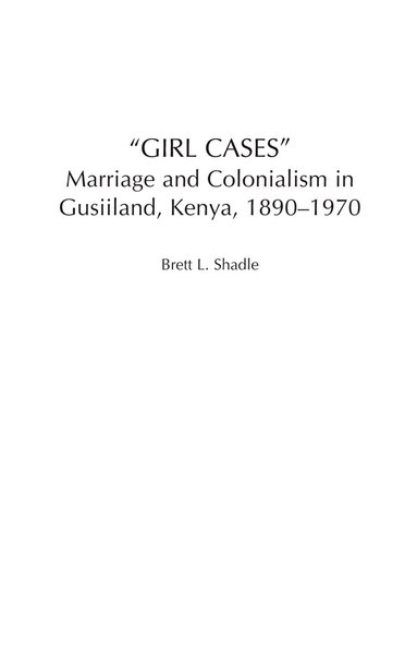 bokomslag Girl Cases