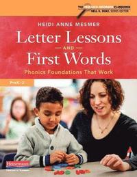 bokomslag Letter Lessons and First Words: Phonics Foundations That Work