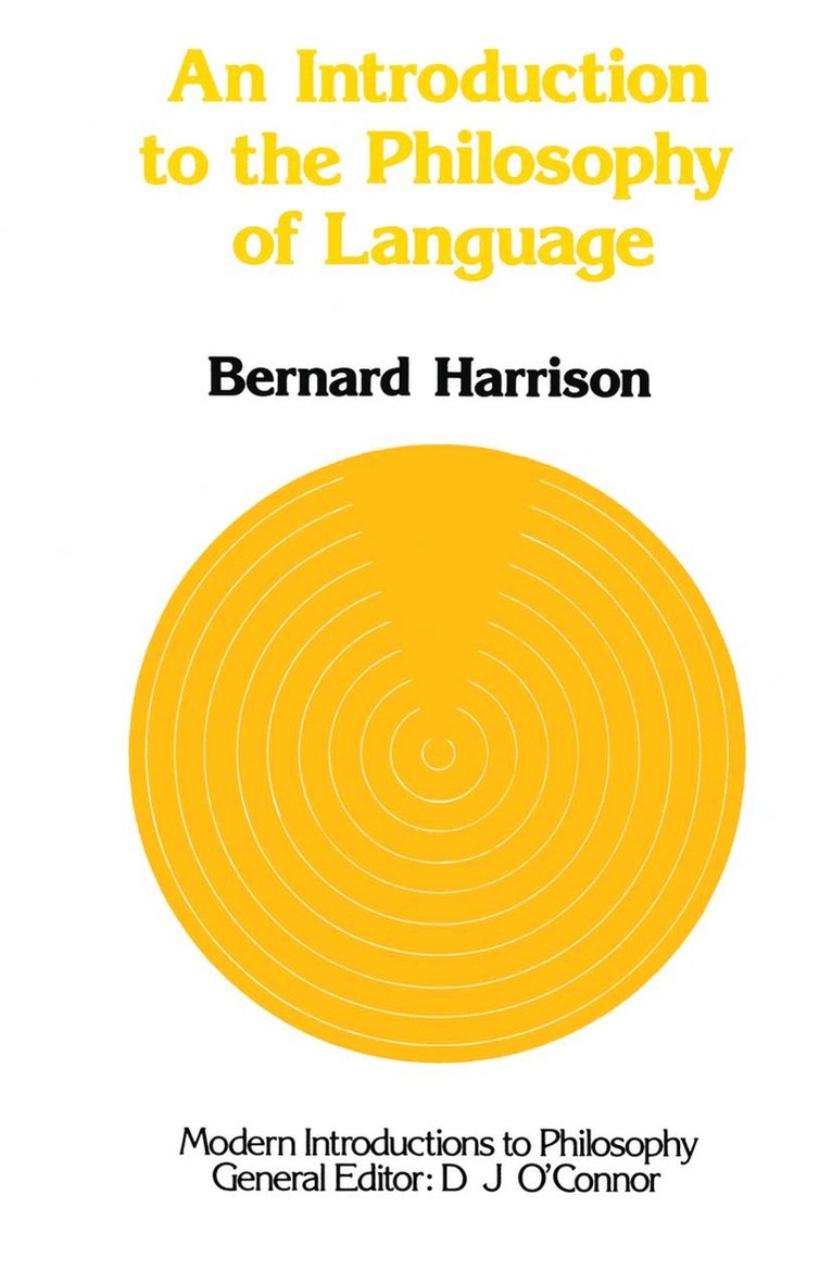 An Introduction to the Philosophy of Language 1