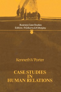 bokomslag Case Studies in Human Relations