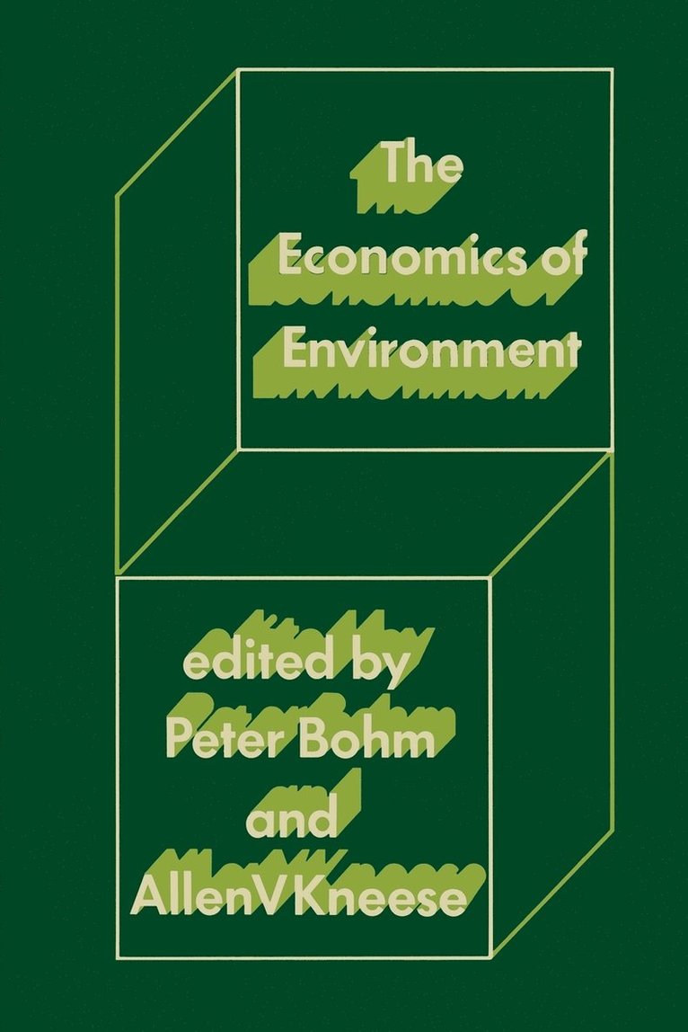 The Economics of Environment 1