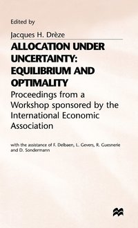 bokomslag Allocation under Uncertainty: Equilibrium and Optimality