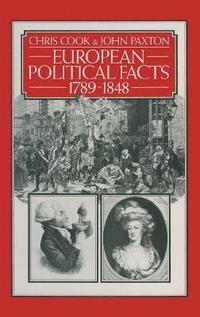 bokomslag European Political Facts 17891848