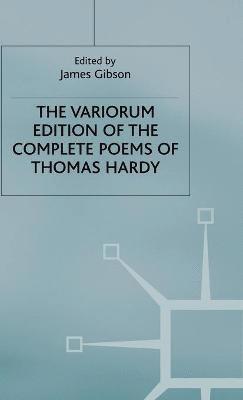 bokomslag The Variorum Edition of the Complete Poems of Thomas Hardy