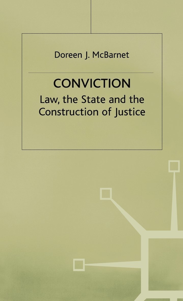 D. McBarnet, Doreen J. McBarnet, McBarnet - Conviction, Inbunden