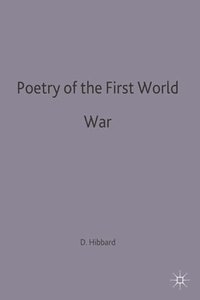 bokomslag Poetry of the First World War