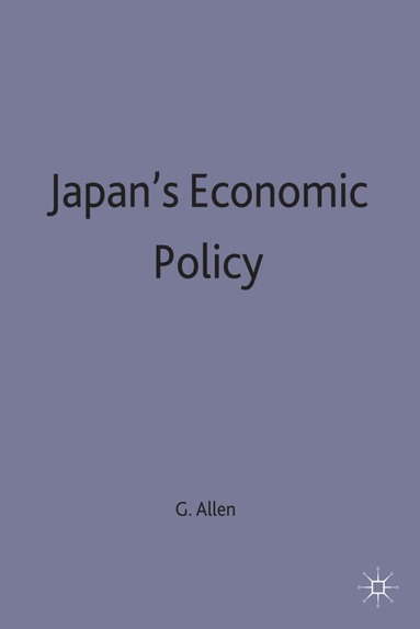 bokomslag Japans Economic Policy