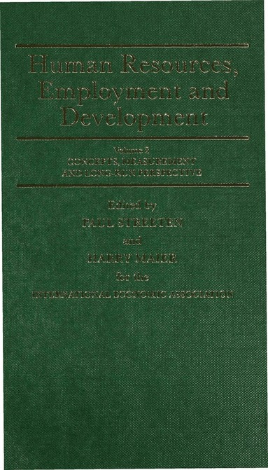 Paul Streeton, Streeten+maier, H. Maier, P. Streeten - Human Resources, Employment and Development, Inbunden